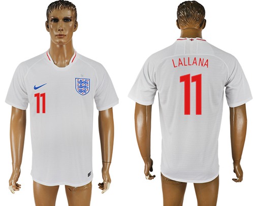 England #11 Lallana Home Thai Version Soccer Country Jersey - Click Image to Close